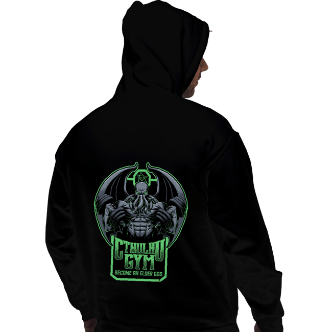 Daily_Deal_Shirts Pullover Hoodies, Unisex / Small / Black Cthulhu Gym