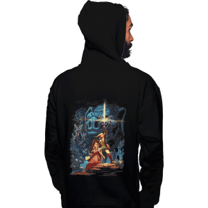 Secret_Shirts Pullover Hoodies, Unisex / Small / Black Zelda Wars