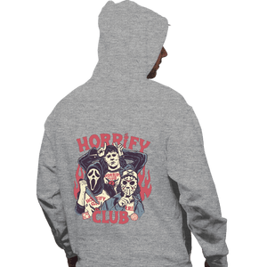 Daily_Deal_Shirts Pullover Hoodies, Unisex / Small / Sports Grey Horrify Club
