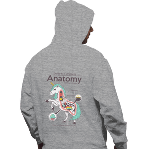 Shirts Pullover Hoodies, Unisex / Small / Sports Grey Anatomy Of A Unicorn