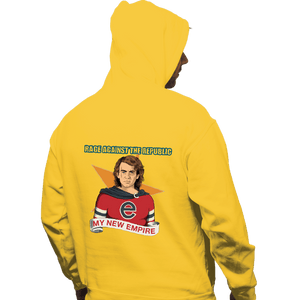 Daily_Deal_Shirts Pullover Hoodies, Unisex / Small / Gold Rage Against The Republic