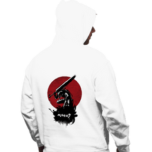 Load image into Gallery viewer, Shirts Pullover Hoodies, Unisex / Small / White Red Sun Swordsman
