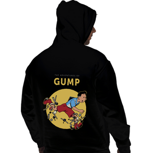 Daily_Deal_Shirts Pullover Hoodies, Unisex / Small / Black The Adventures Of Gump