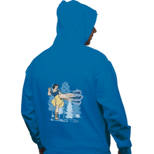 Load image into Gallery viewer, Shirts Zippered Hoodies, Unisex / Small / Royal Blue Chun White
