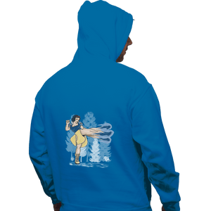 Shirts Zippered Hoodies, Unisex / Small / Royal Blue Chun White