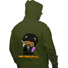 Load image into Gallery viewer, Daily_Deal_Shirts Pullover Hoodies, Unisex / Small / Military Green Kitty Fiction
