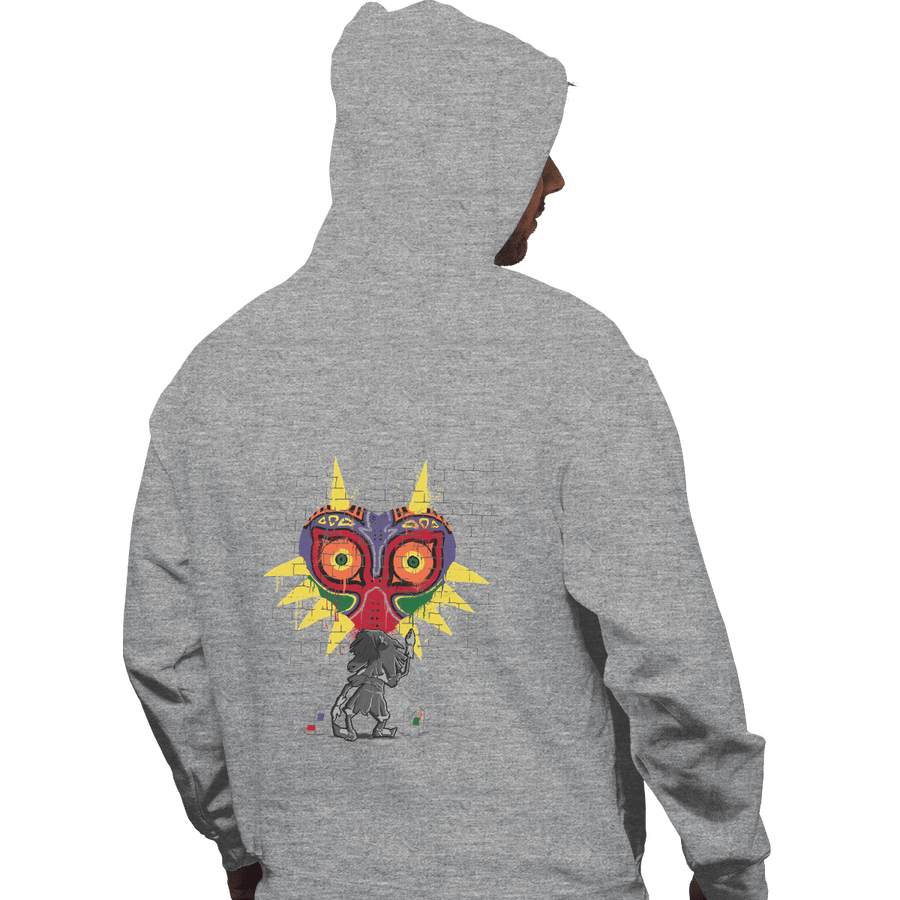 Shirts Pullover Hoodies, Unisex / Small / Sports Grey Majora's Graffiti