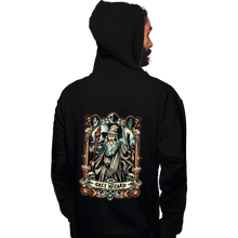 Load image into Gallery viewer, Daily_Deal_Shirts Pullover Hoodies, Unisex / Small / Black The Grey Wizard Crest
