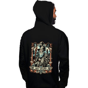 Daily_Deal_Shirts Pullover Hoodies, Unisex / Small / Black The Grey Wizard Crest