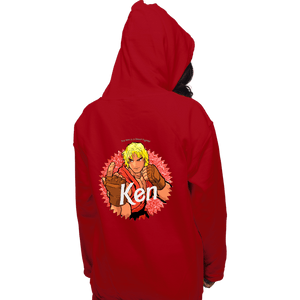 Daily_Deal_Shirts Pullover Hoodies, Unisex / Small / Red Ken Doll