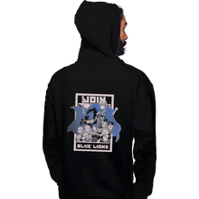 Load image into Gallery viewer, Shirts Zippered Hoodies, Unisex / Small / Black Join Blue Lions
