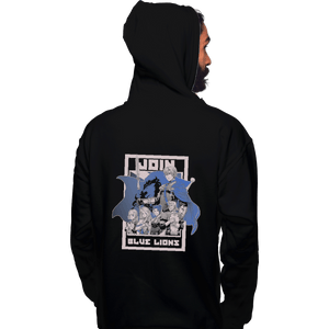 Shirts Zippered Hoodies, Unisex / Small / Black Join Blue Lions