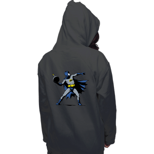 Secret_Shirts Pullover Hoodies, Unisex / Small / Charcoal Bat-sy