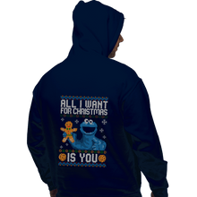 Load image into Gallery viewer, Secret_Shirts Pullover Hoodies, Unisex / Small / Navy Cookie Christmas

