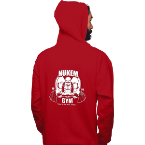 Shirts Pullover Hoodies, Unisex / Small / Red Nukem Gym