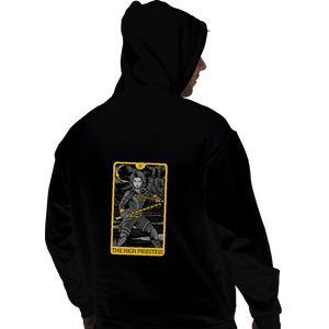 Shirts Pullover Hoodies, Unisex / Small / Black Tarot The High Priestess