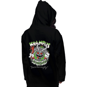 Daily_Deal_Shirts Pullover Hoodies, Unisex / Small / Black Krampus Christmas Adventures