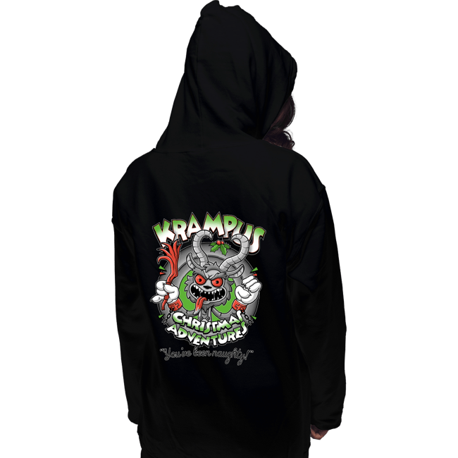 Daily_Deal_Shirts Pullover Hoodies, Unisex / Small / Black Krampus Christmas Adventures