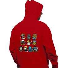 Load image into Gallery viewer, Daily_Deal_Shirts Pullover Hoodies, Unisex / Small / Red Pirate Kittens
