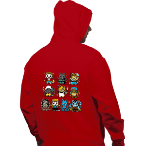 Daily_Deal_Shirts Pullover Hoodies, Unisex / Small / Red Pirate Kittens