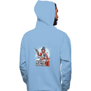 Shirts Pullover Hoodies, Unisex / Small / Royal Blue Red Five Redemption II