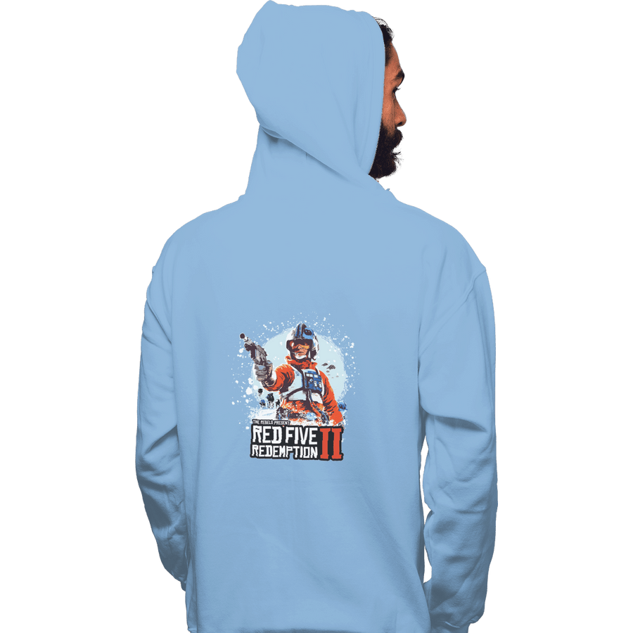 Shirts Pullover Hoodies, Unisex / Small / Royal Blue Red Five Redemption II
