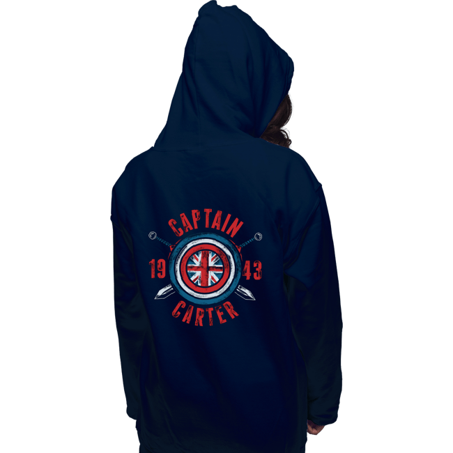 Secret_Shirts Pullover Hoodies, Unisex / Small / Navy Capt Carter