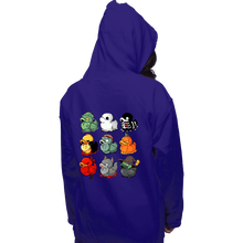 Load image into Gallery viewer, Secret_Shirts Pullover Hoodies, Unisex / Small / Violet Ducky Halloween
