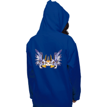 Load image into Gallery viewer, Daily_Deal_Shirts Pullover Hoodies, Unisex / Small / Royal Blue Digital Friendship
