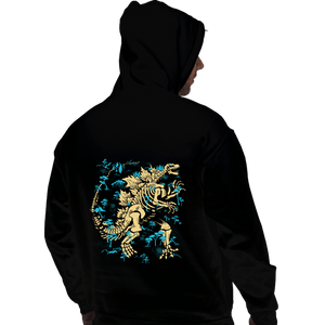 Daily_Deal_Shirts Pullover Hoodies, Unisex / Small / Black Kaiju Fossils