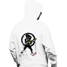 Load image into Gallery viewer, Shirts Pullover Hoodies, Unisex / Small / White Black Ranger Sumi-e
