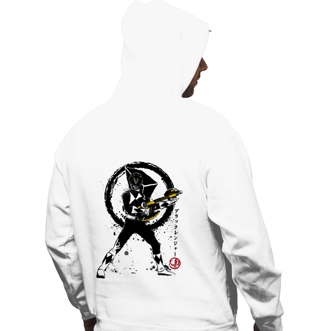 Shirts Pullover Hoodies, Unisex / Small / White Black Ranger Sumi-e