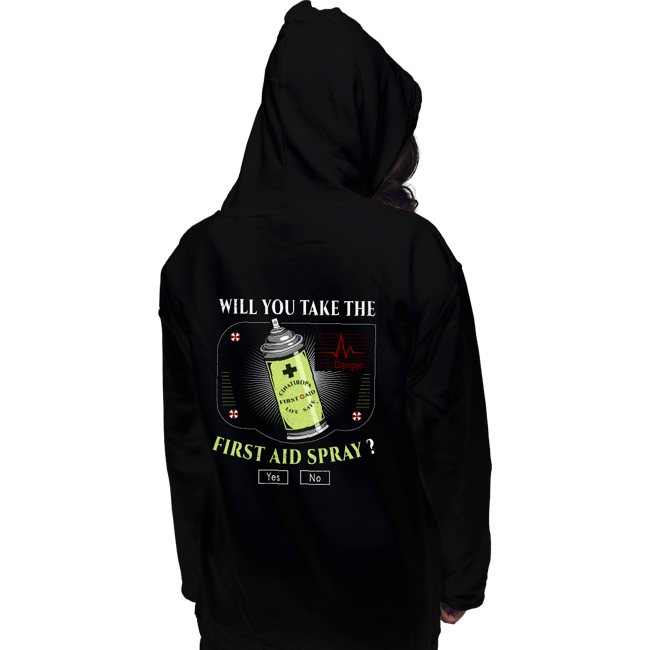 Secret_Shirts Pullover Hoodies, Unisex / Small / Black First Aid Spray