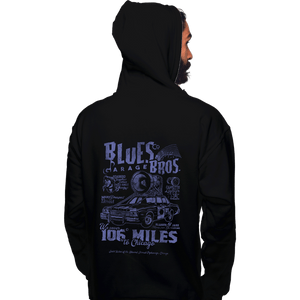 Daily_Deal_Shirts Pullover Hoodies, Unisex / Small / Black Blues Brothers Garage