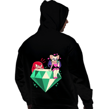 Load image into Gallery viewer, Daily_Deal_Shirts Pullover Hoodies, Unisex / Small / Black Rouge And Knuckles

