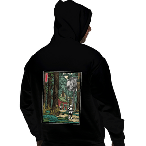 Daily_Deal_Shirts Pullover Hoodies, Unisex / Small / Black Galactic Empire In A Forest