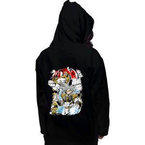 Daily_Deal_Shirts Pullover Hoodies, Unisex / Small / Black Saiyan Ranger