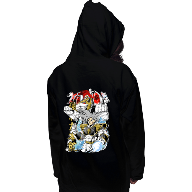 Daily_Deal_Shirts Pullover Hoodies, Unisex / Small / Black Saiyan Ranger