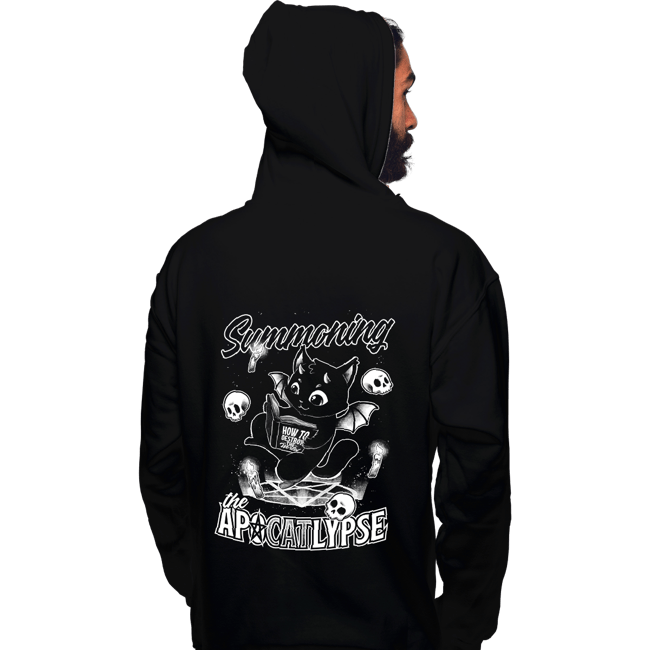 Shirts Pullover Hoodies, Unisex / Small / Black Apocalypse Cat