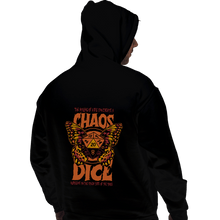 Load image into Gallery viewer, Daily_Deal_Shirts Pullover Hoodies, Unisex / Small / Black Chaos Dice
