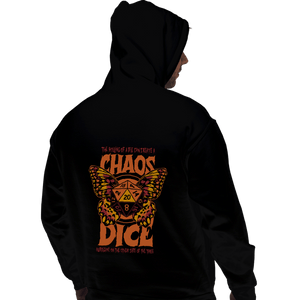 Daily_Deal_Shirts Pullover Hoodies, Unisex / Small / Black Chaos Dice