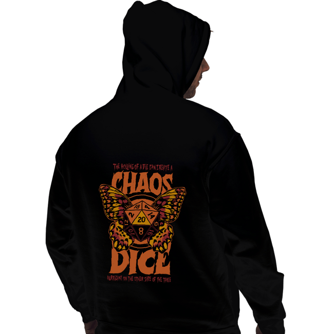 Daily_Deal_Shirts Pullover Hoodies, Unisex / Small / Black Chaos Dice