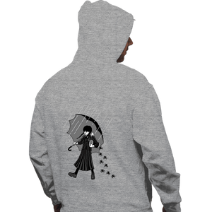 Daily_Deal_Shirts Pullover Hoodies, Unisex / Small / Sports Grey Spooky Girl