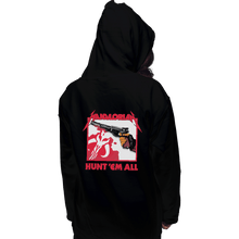 Load image into Gallery viewer, Shirts Zippered Hoodies, Unisex / Small / Black Hunt Em All
