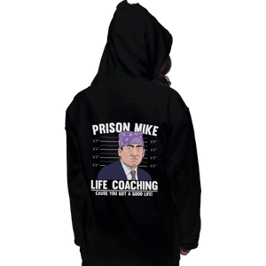 Shirts Zippered Hoodies, Unisex / Small / Black Prison Mike
