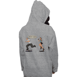 Last_Chance_Shirts Pullover Hoodies, Unisex / Small / Sports Grey Wrong Game