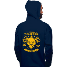 Load image into Gallery viewer, Shirts Pullover Hoodies, Unisex / Small / Navy Chocobo Grand Prix
