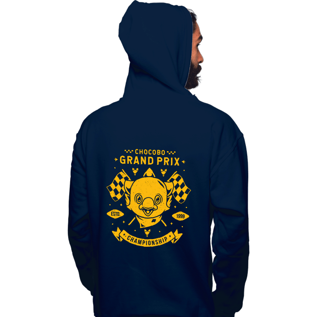 Shirts Pullover Hoodies, Unisex / Small / Navy Chocobo Grand Prix