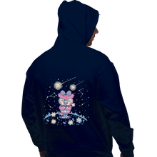 Load image into Gallery viewer, Shirts Zippered Hoodies, Unisex / Small / Navy Starry Owl
