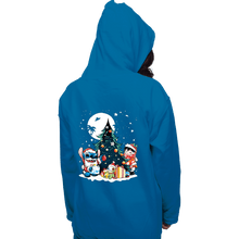 Load image into Gallery viewer, Daily_Deal_Shirts Pullover Hoodies, Unisex / Small / Sapphire Christmas Ohana
